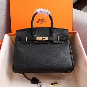 Black Leather Women's Bag